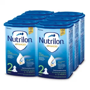 NUTRILON Mlieko následné dojčenské 2 Advanced 6x 800 g, 6+