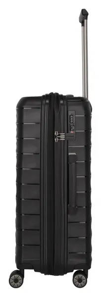 Stredný kufor na kolieskach Travelite Mooby M Black