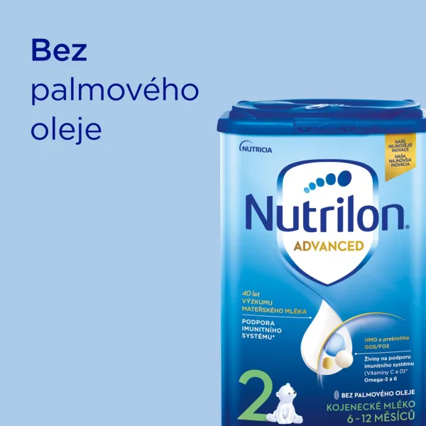 NUTRILON Mlieko následné dojčenské 2 Advanced 6x 800 g, 6+