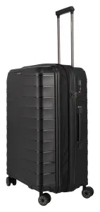 Stredný kufor na kolieskach Travelite Mooby M Black
