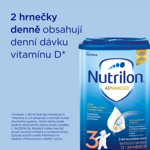 NUTRILON Mlieko batoľacie 3 Advanced 6x 800 g, 12+