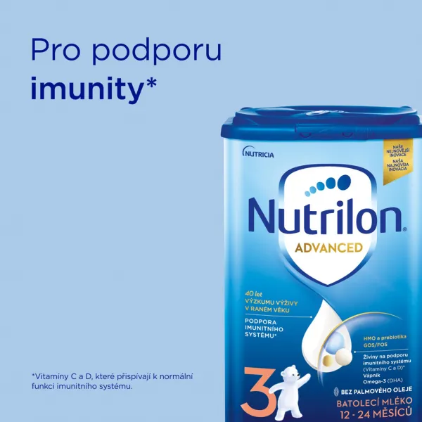 NUTRILON Mlieko batoľacie 3 Advanced 6x 800 g, 12+