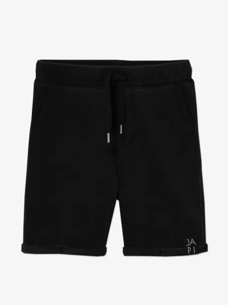 Chlapčenské kraťasy bavlnené pudlové CHARCOAL