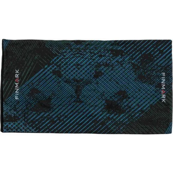Finmark MULTIFUNCTIONAL SCARF WITH FLEECE Multifunkčná šatka, čierna, veľkosť UNI