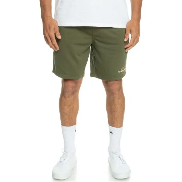 Quiksilver LOCAL SURF SHORT Pánske teplákové šortky, khaki, veľkosť