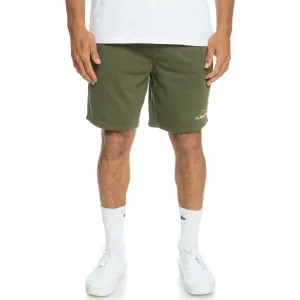 Quiksilver LOCAL SURF SHORT Pánske teplákové šortky, khaki, veľkosť