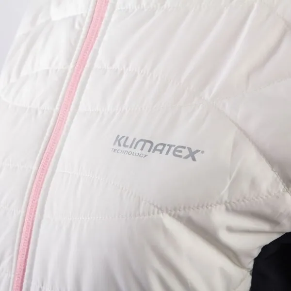 Klimatex BIRELA Dámska hybridná bunda, biela, veľkosť