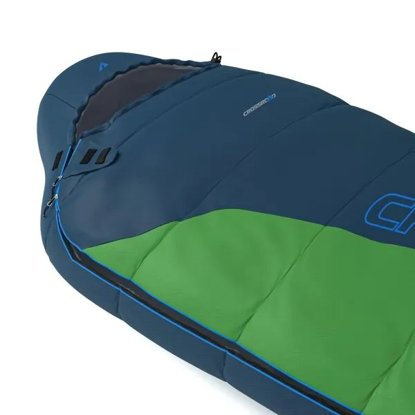 Crossroad OXLEY 200 Spací vak , tmavo sivá, veľkosť 200 cm - ľavy zips