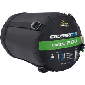Crossroad OXLEY 200 Spací vak , tmavo sivá, veľkosť 200 cm - ľavy zips