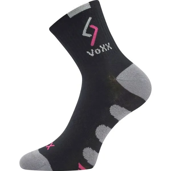 VoXX S - TRONIK 3P Dievčenské ponožky, čierna, veľkosť