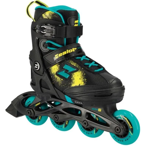 Zealot SHAPER Detské inline korčule, čierna, veľkosť