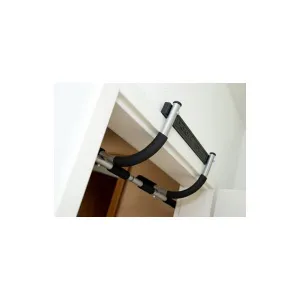 Fitforce MULTI BAR Závesná dverná hrazda, strieborná, veľkosť