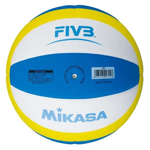 Mikasa SBV Lopta na plážový volejbal, biela, veľkosť