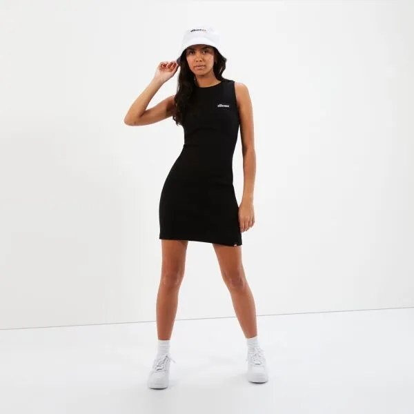 ELLESSE DOLLY DRESS Dámske šaty, čierna, veľkosť
