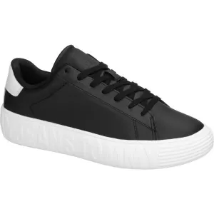 Tommy Hilfiger TOMMY JEANS ESSENTIAL EMBOSSED TRAINERS Pánske tenisky, čierna, veľkosť