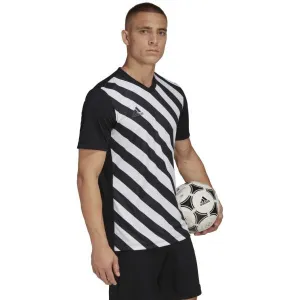 adidas ENT22 GFX JSY Pánsky futbalový dres, čierna, veľkosť