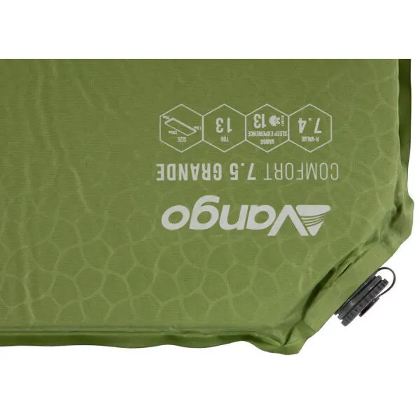 Vango COMFORT 7.5 GRANDE Samonafukovacia karimatka, zelená, veľkosť