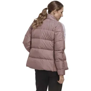 adidas ESS MID DWN J Dámska páperová bunda, ružová, veľkosť