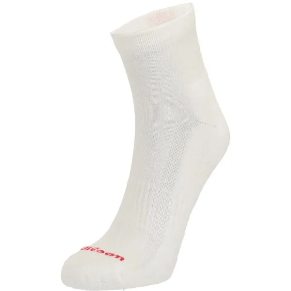 Wilson QUARTER HALF TERRY 3PP Ponožky, biela, veľkosť