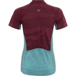 Devold STANDAL MERINO TEE ZIP NECK Dámske cyklistické tričko, tyrkysová, veľkosť