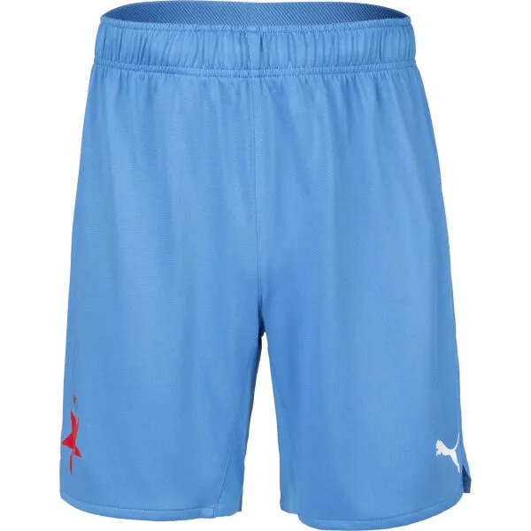 Puma SKS AWAY SHORTS PROMO SIL Pánske futbalové kraťasy, svetlomodrá, veľkosť