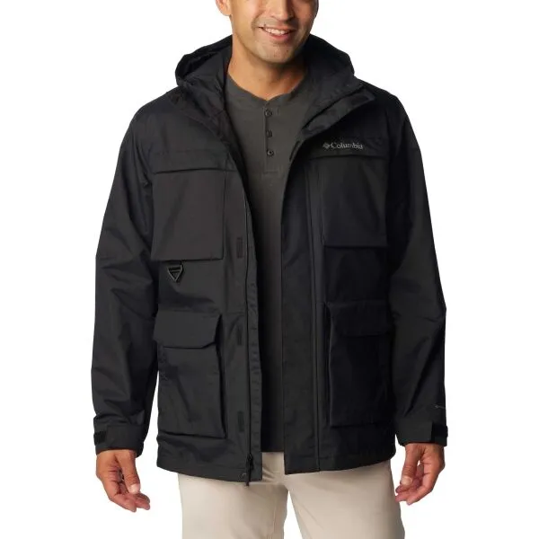 Columbia LANDROAMER™ JACKET Nepremokavá ánska bunda, čierna, veľkosť