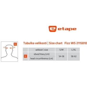 Etape FIZZ WS Softshellová čiapka, čierna, veľkosť