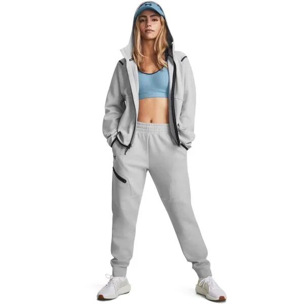 Under Armour UNSTOPPABLE JOGGERS Dámske tepláky, sivá, veľkosť M