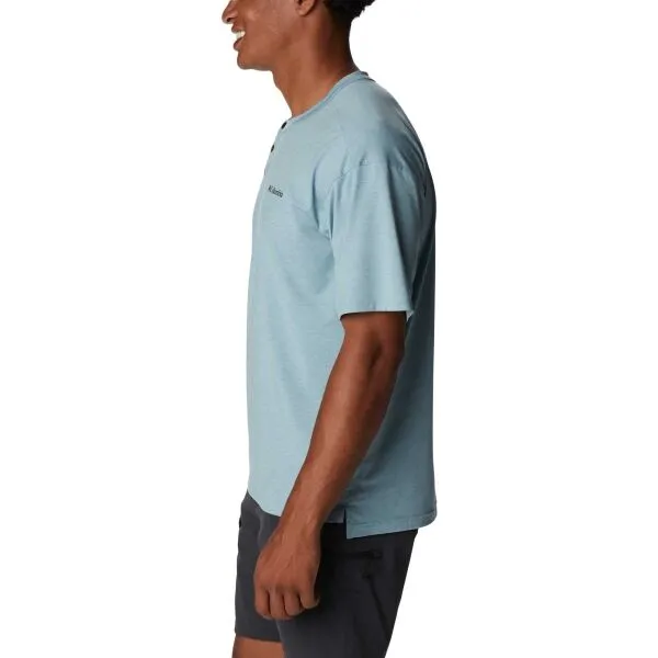 Columbia CORAL RIDGE PERFORMANCE SHORT SLEEVE Pánske tričko, svetlomodrá, veľkosť