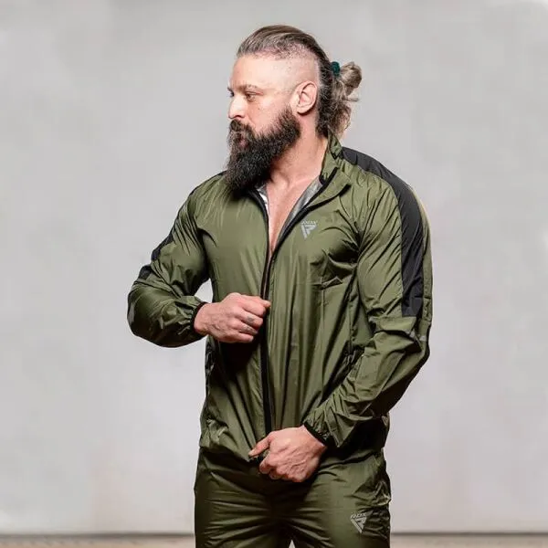 RDX SAUNA SUIT C1 Saunový set, zelená, veľkosť