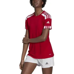 adidas SQUADRA 21 JERSEY W Dámsky futbalový dres, červená, veľkosť