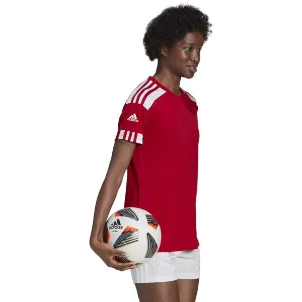 adidas SQUADRA 21 JERSEY W Dámsky futbalový dres, červená, veľkosť