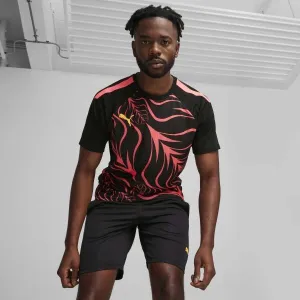 Puma INDIVIDUALLIGA GRAPHIC JERSEY Pánske športové tričko, čierna, veľkosť