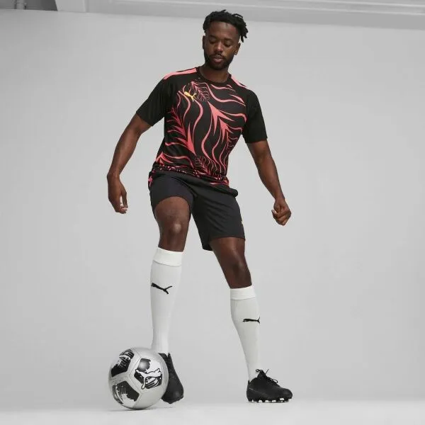 Puma INDIVIDUALLIGA GRAPHIC JERSEY Pánske športové tričko, čierna, veľkosť