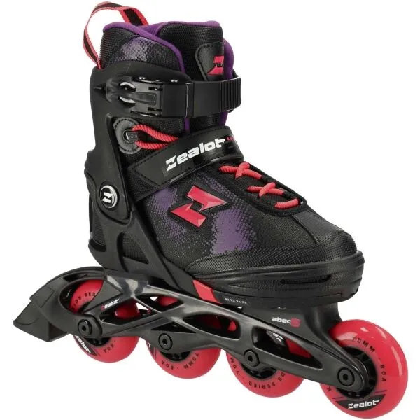Zealot SHAPER Detské inline korčule, čierna, veľkosť