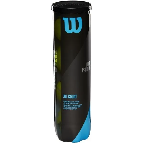 Wilson TOUR PREMIER ALL COURT Tenisové loptičky, reflexný neón, veľkosť