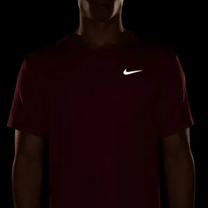 Nike NK DF UV MILER SS Pánske tréningové tričko, červená, veľkosť