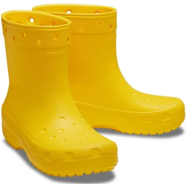 Crocs CLASSIC RAIN BOOT Dámske gumáky, žltá, veľkosť 36/37