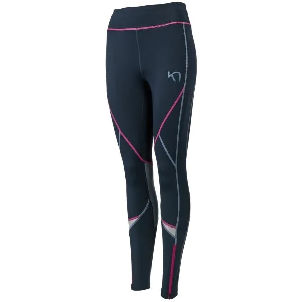KARI TRAA LOUISE 2.0 TIGHTS Dámske športové legíny, tmavo modrá, veľkosť