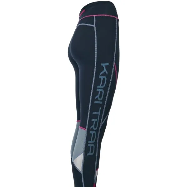 KARI TRAA LOUISE 2.0 TIGHTS Dámske športové legíny, tmavo modrá, veľkosť