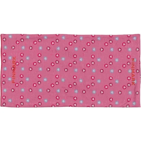 Finmark MULTIFUNCTIONAL SCARF WITH FLEECE Detská multifunkčná šatka, ružová, veľkosť UNI