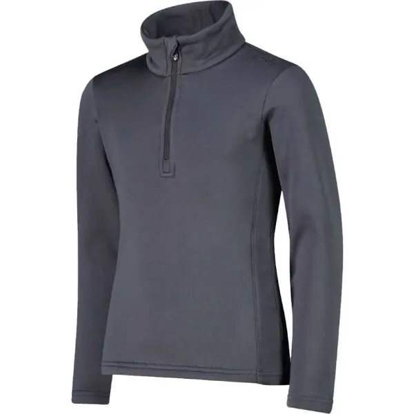 CMP KID G SWEAT Detský flísový top, čierna, veľkosť