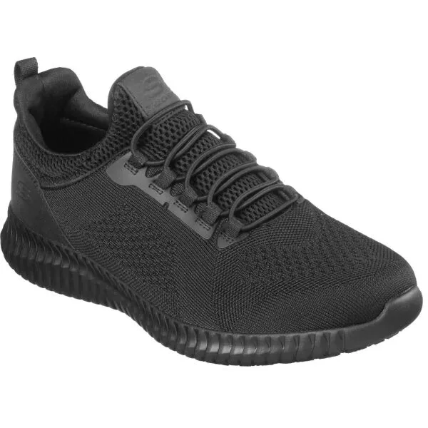 Skechers WORK RELAXED FIT:CESSNOCK SR Pánska voľnočasová obuv, čierna, veľkosť