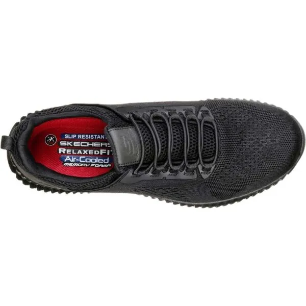 Skechers WORK RELAXED FIT:CESSNOCK SR Pánska voľnočasová obuv, čierna, veľkosť