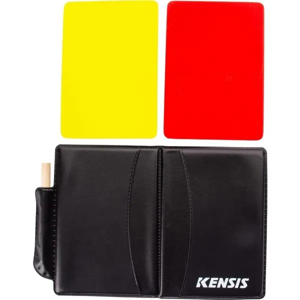 Kensis CARD SET Karty pre rozhodcov, čierna, veľkosť