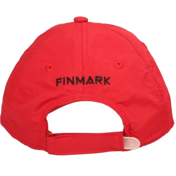 Finmark CAP Detská šiltovka, červená, veľkosť UNI