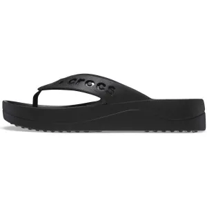Crocs BAYA PLATFORM FLIP Dámske žabky, čierna, veľkosť 38/39