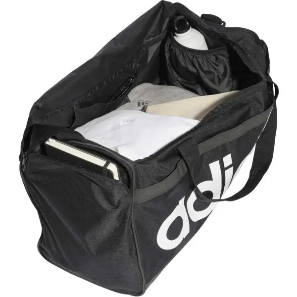 Cestovná taška ADIDAS LINEAR DUFFEL M BLACK WHITE