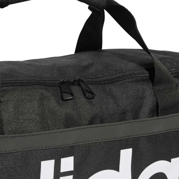 Cestovná taška ADIDAS LINEAR DUFFEL M BLACK WHITE