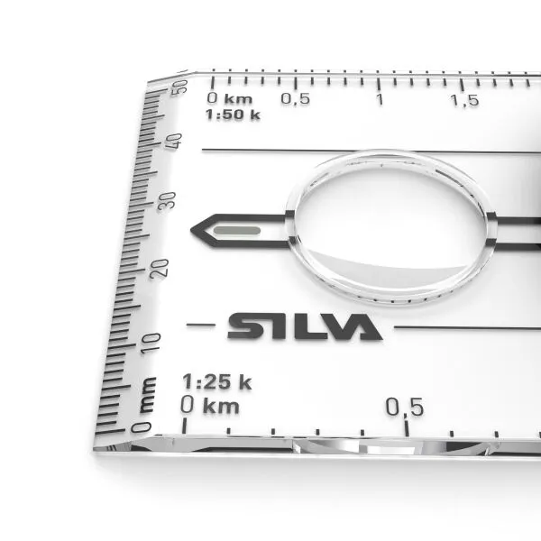 Silva RANGER Kompas, transparentná, veľkosť